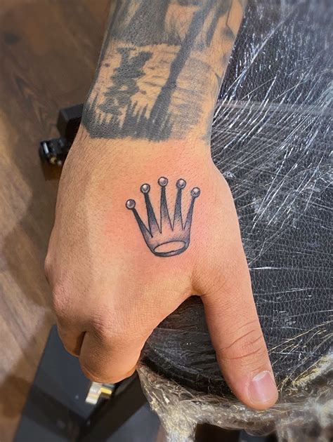 rolex crown gang tattoo|rolex crown tattoo designs.